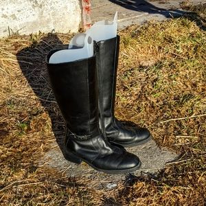Vintage Leather Riding Boots